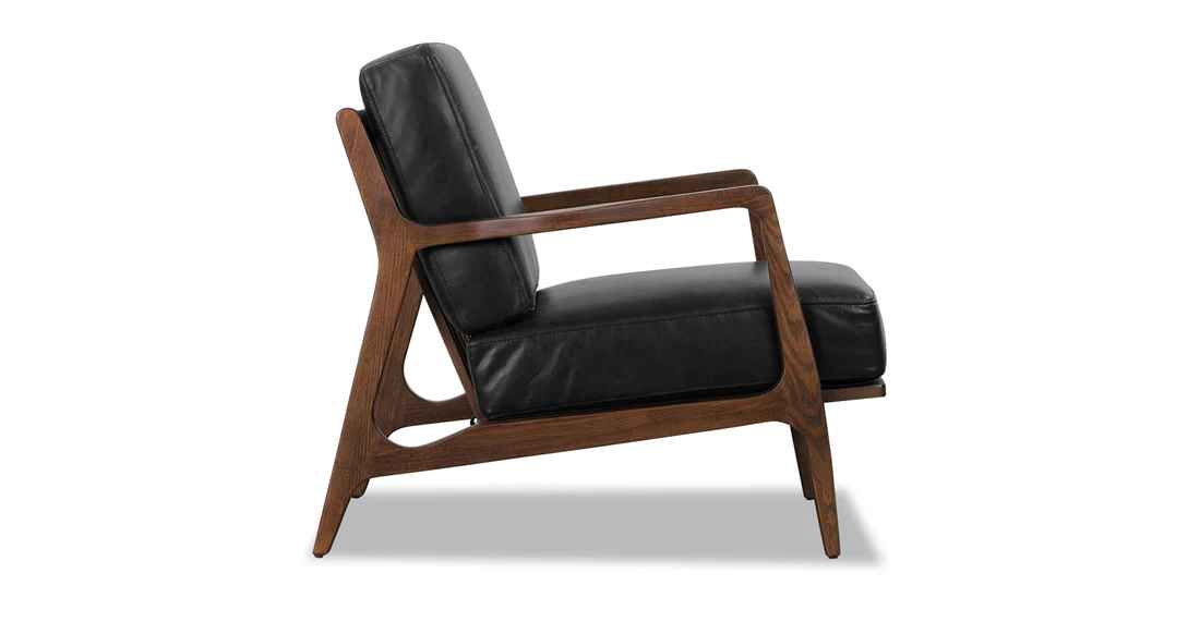 Verity Leather Lounge Chair thumbnail 4