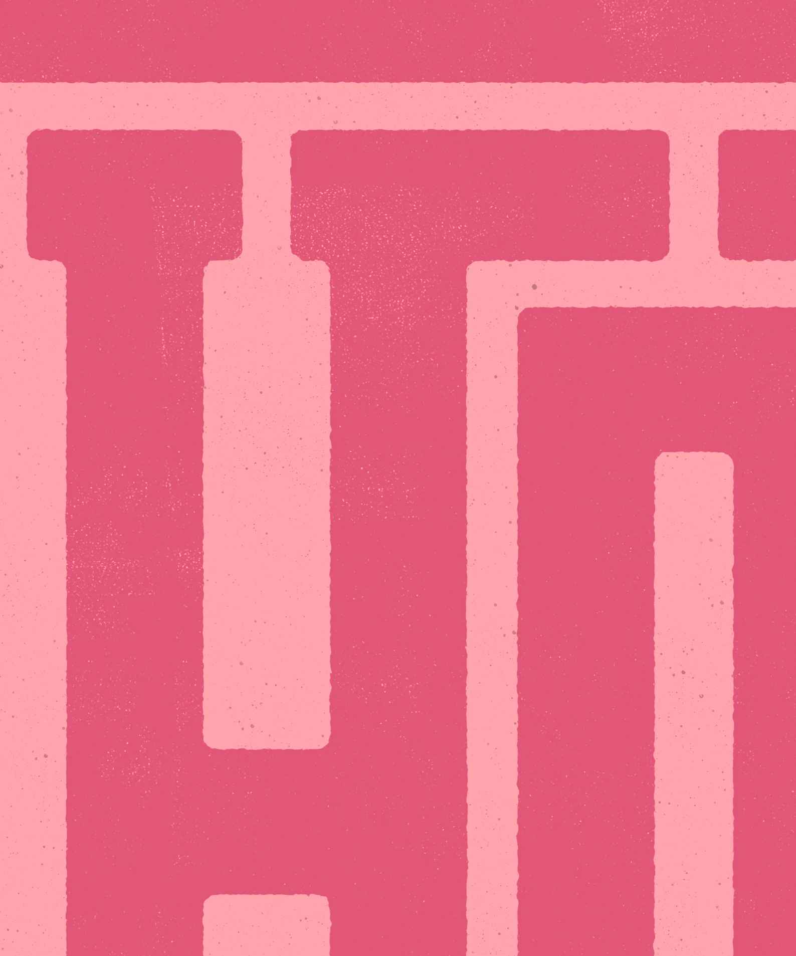 Howdy Typography Art Print Pink-12"x18" thumbnail 3