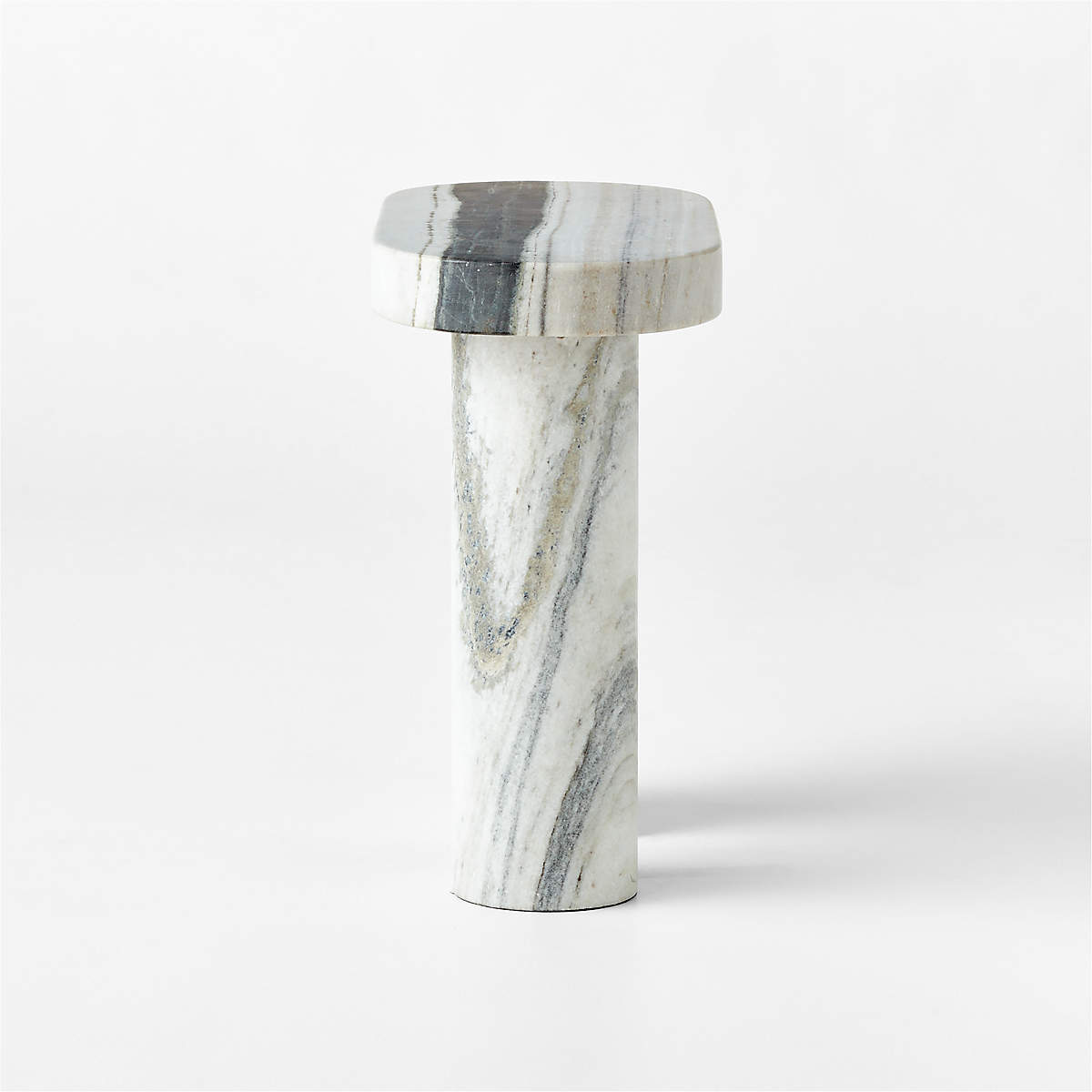 Livello White Marble Side Table thumbnail 4
