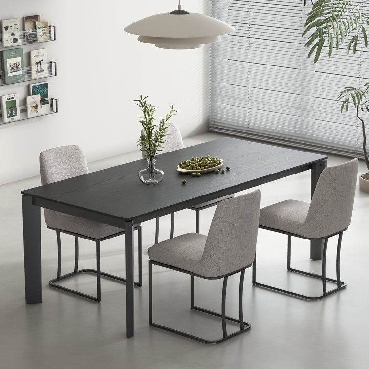 Linen Metal Side Chair thumbnail 2