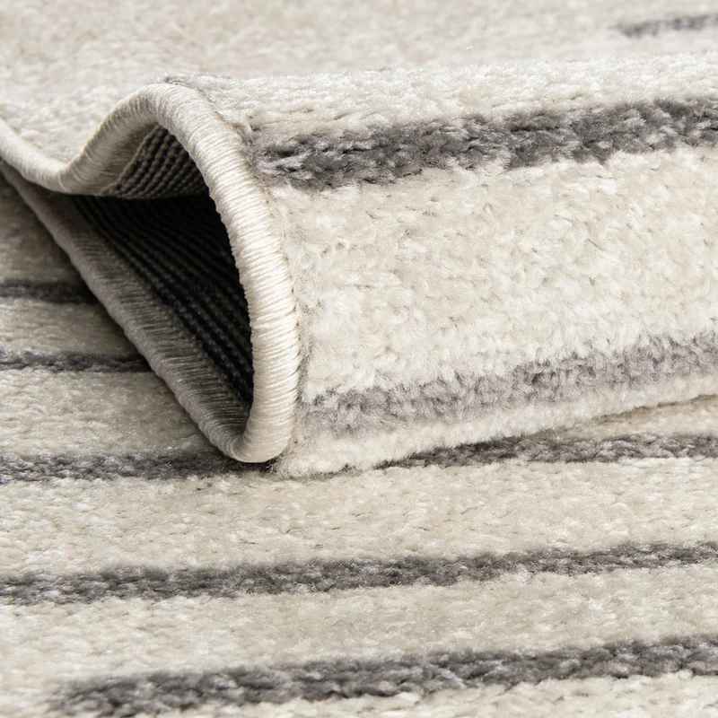 Cohutta Geometric Grey and Ivory Area Rug-9'10x13' thumbnail 4