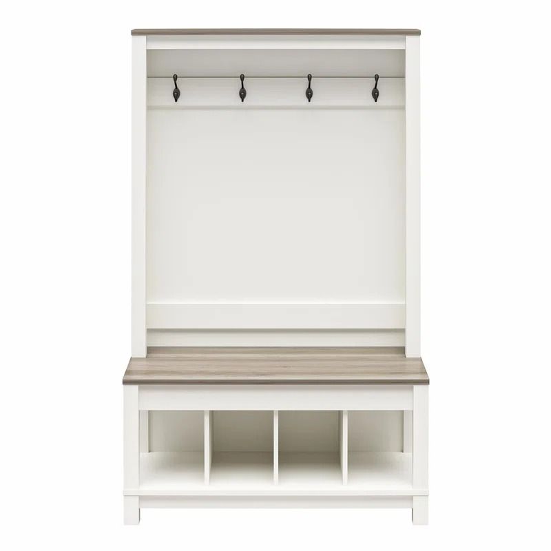 Aremi Hall Tree 40'' Wide with Bench thumbnail 3