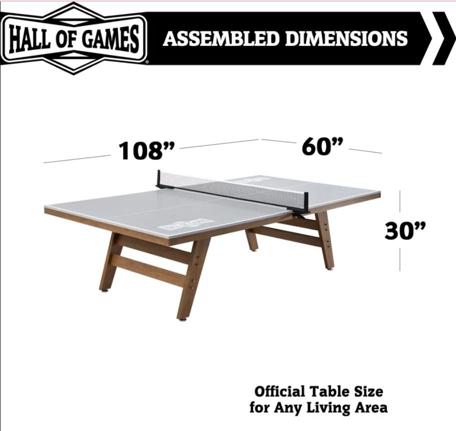 Hall of Games Regulation Size Indoor Table Tennis Table thumbnail 2