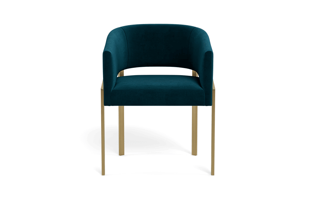 Mina Metal Framed Upholstered Chair thumbnail 2