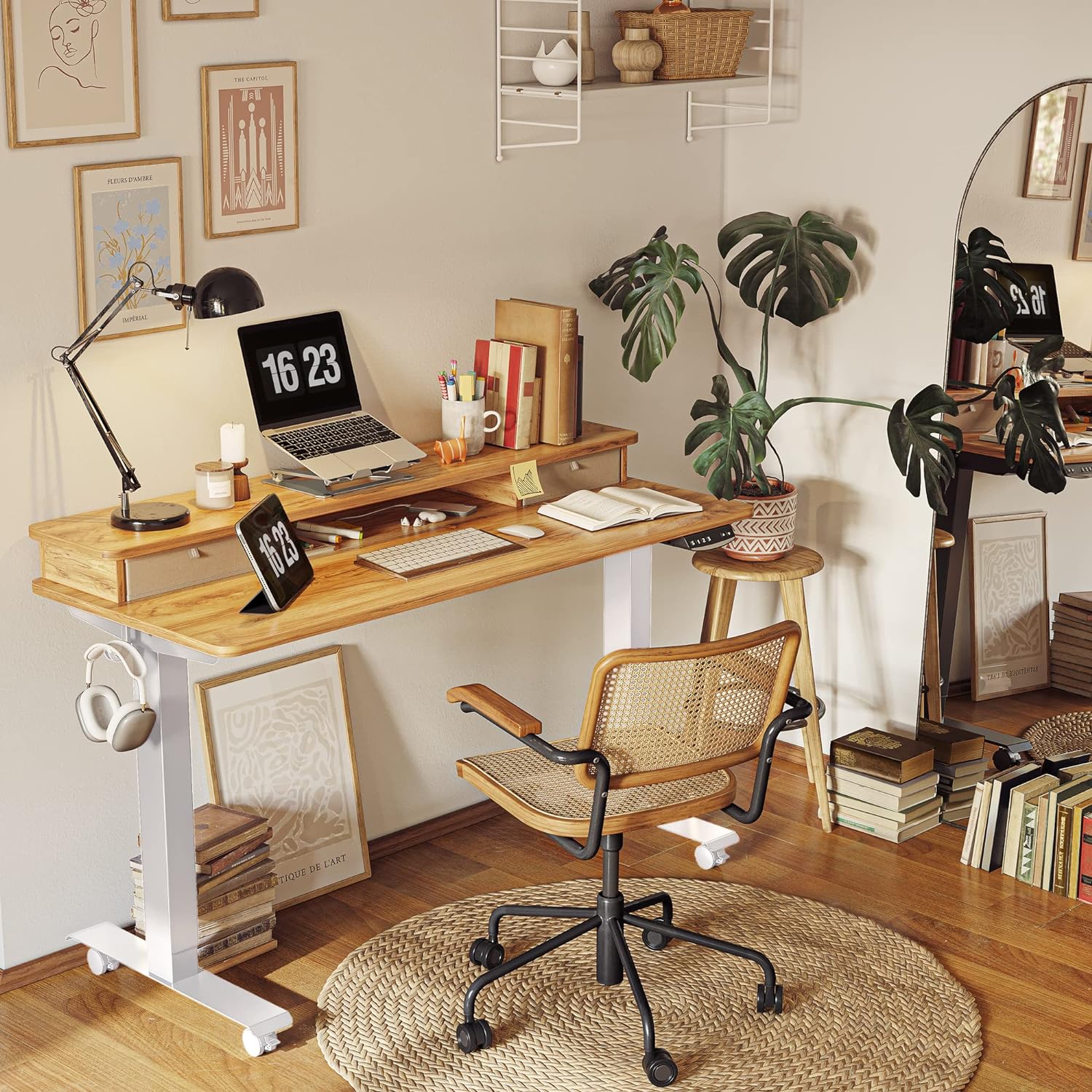 FEZIBO Height Adjustable Electric Standing Desk thumbnail 2
