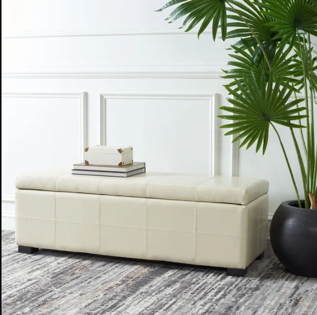 Maiden Upholstered Flip Top Storage Bench thumbnail 2