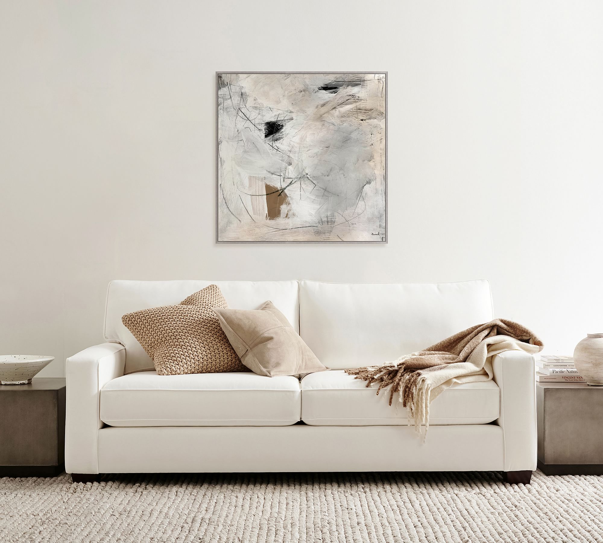 Pearce Roll Arm Slipcovered 3-Piece Wedge Sectional (122"–130") thumbnail 2