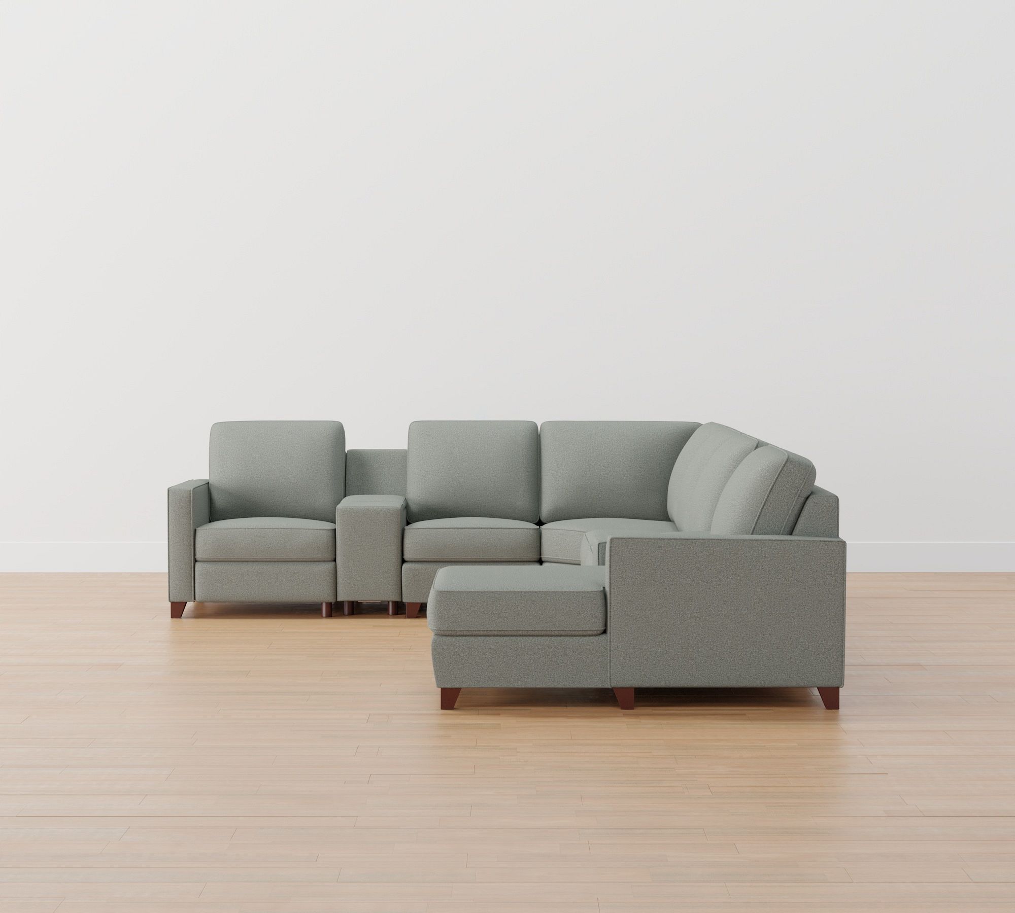 Cameron Square Arm Power Reclining L-Shaped Chaise Sectional - Storage Available (139"–153") thumbnail 3