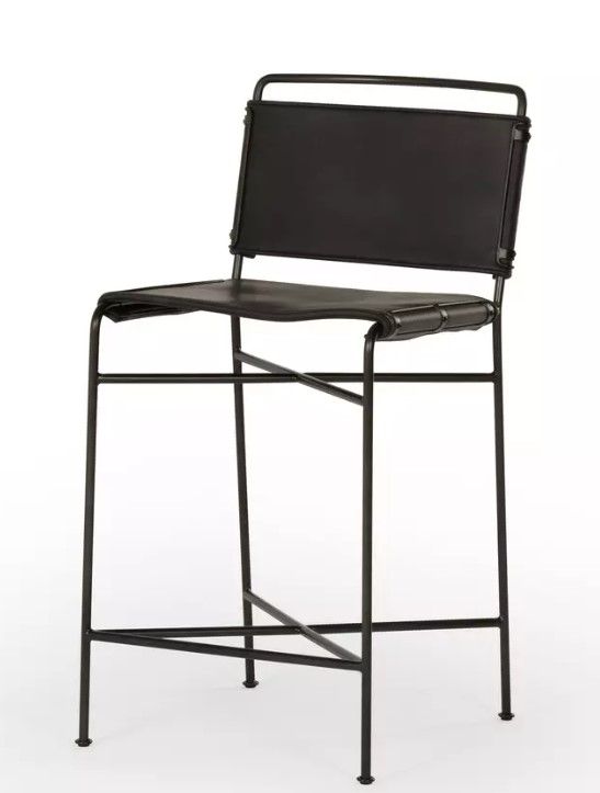 Penn Counter Stool in Black thumbnail 2