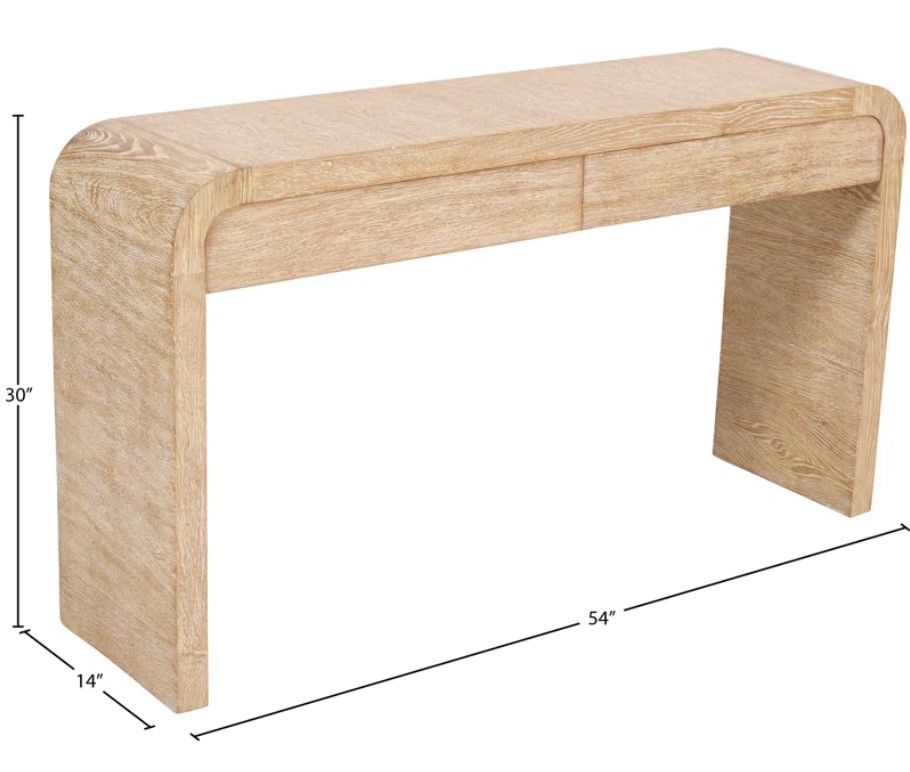 Cresthill 54'' Solid Wood Console Table thumbnail 3