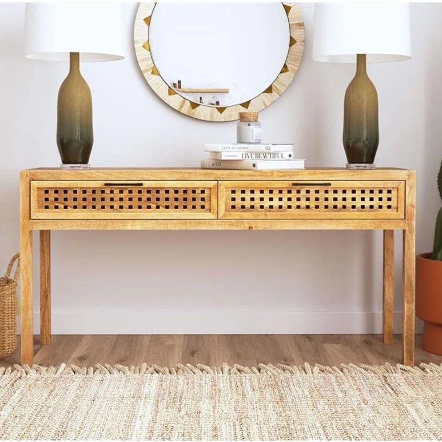 Armond 60'' Solid Wood Console Table thumbnail 2