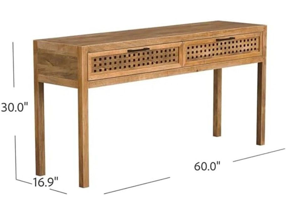 Armond 60'' Solid Wood Console Table thumbnail 4