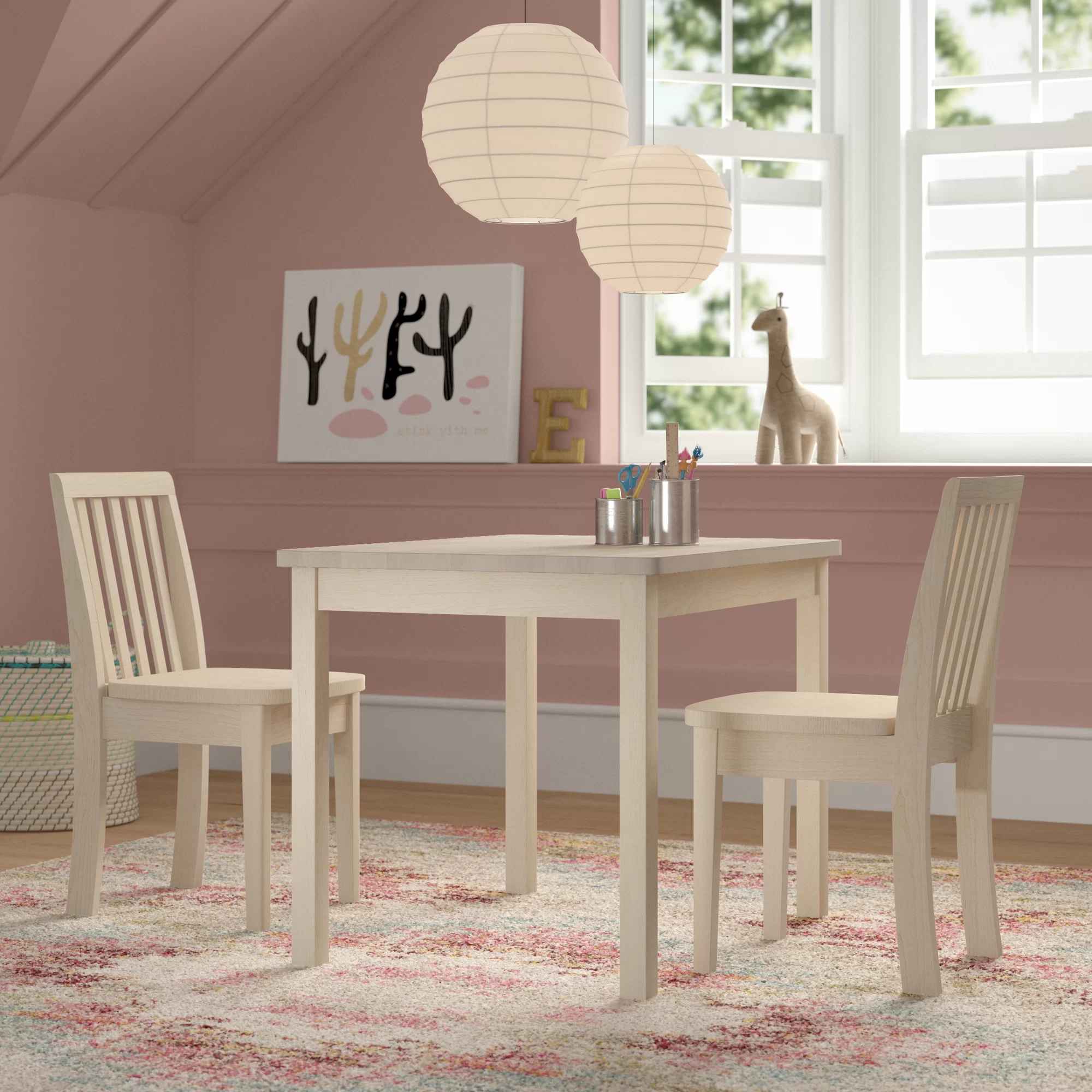Dmitry Kids Solid Wood Play Or Activity Table thumbnail 5