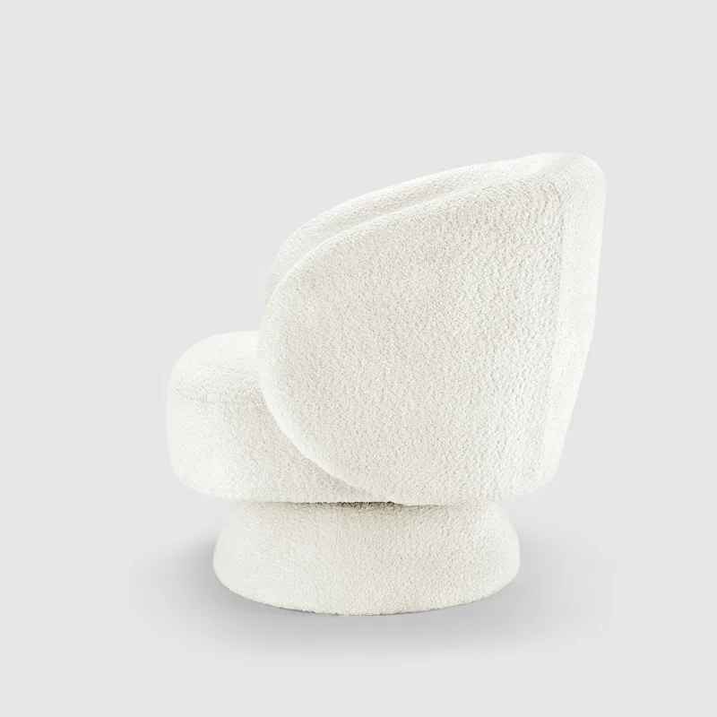 Saboor Modern Style Swivel Accent Chair and Barrel Chair thumbnail 4