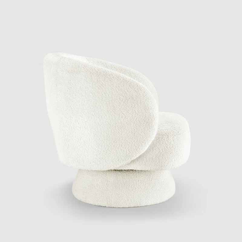 Saboor Modern Style Swivel Accent Chair and Barrel Chair thumbnail 5