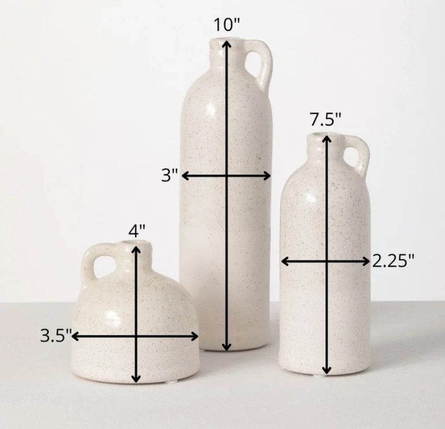 Cabell Ceramic Table Vase_Large thumbnail 3