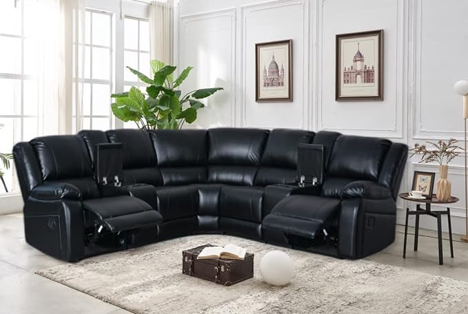 DHHU Furniture Reclining Sectional Sofa thumbnail 2