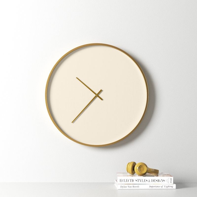 Macsen Metal Wall Clock Large thumbnail 2