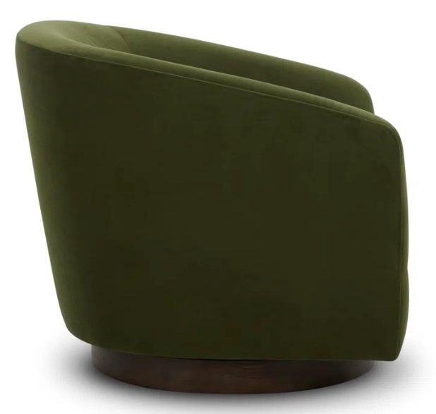  Bennett Upholstered Swivel Barrel Chair thumbnail 4