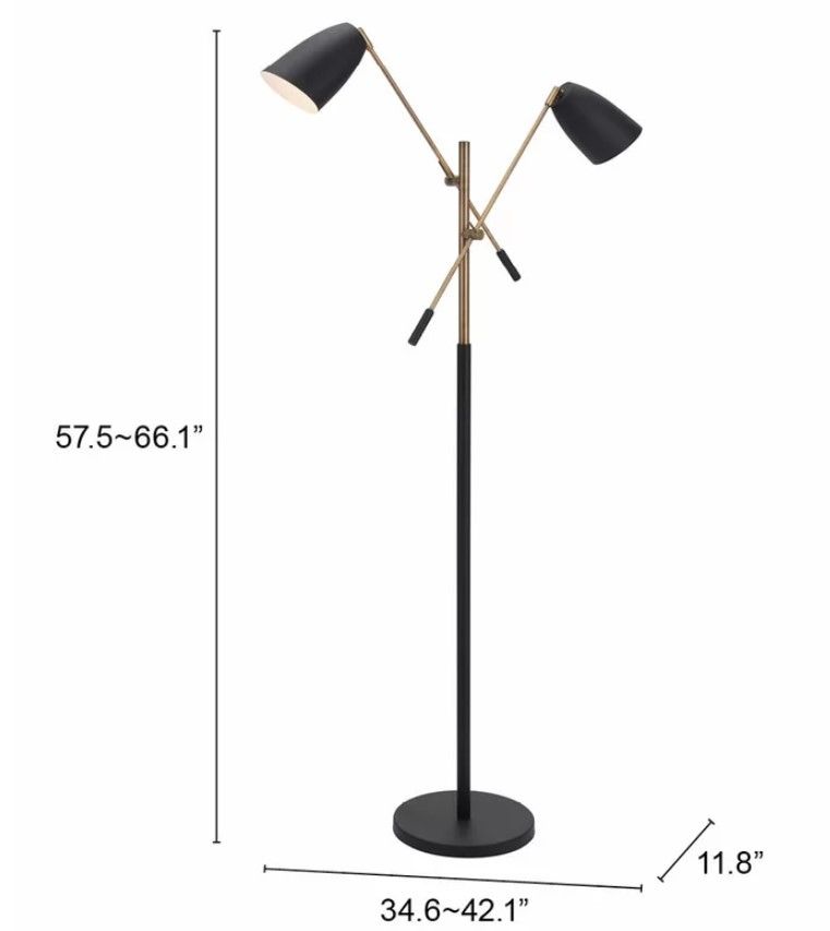 Rakiura 66.1'' Task Floor Lamp thumbnail 3