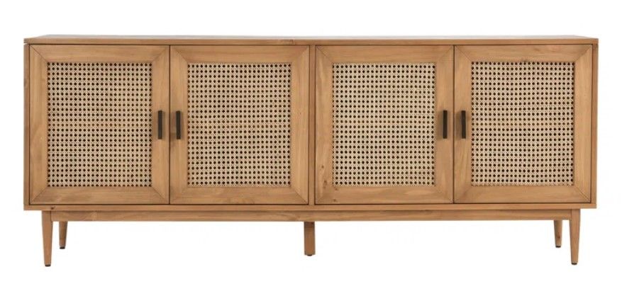 Genie Solid Wood 4 Door Sideboard thumbnail 3