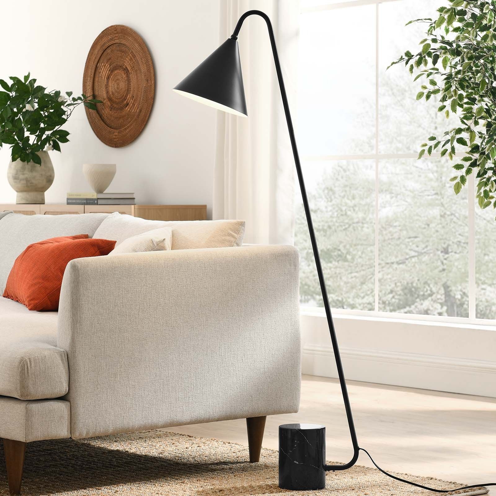 Anya Marble Base Floor Lamp thumbnail 2