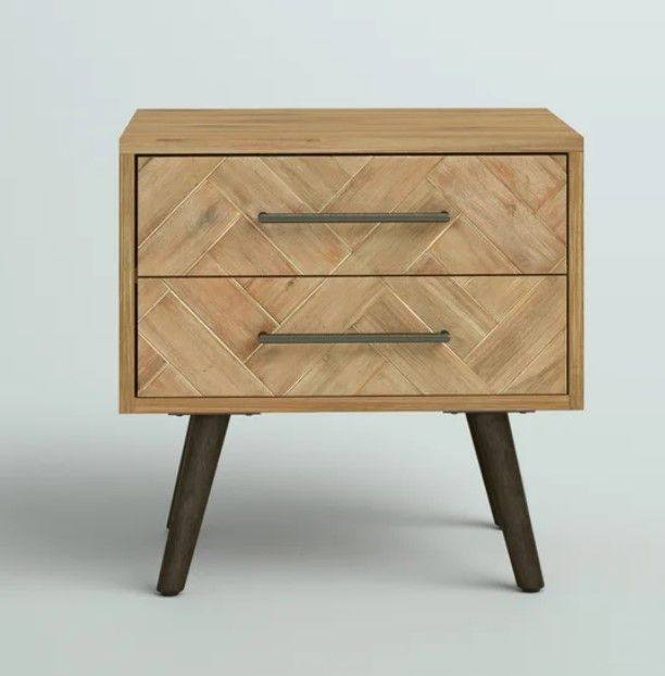 Kayoko Solid Wood Nightstand thumbnail 3