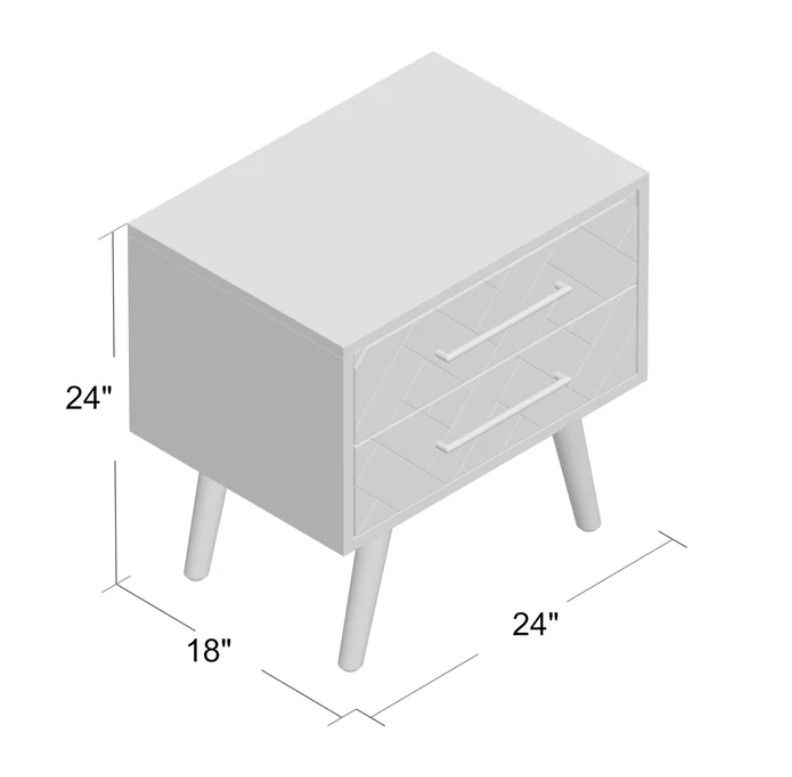 Kayoko Solid Wood Nightstand thumbnail 5