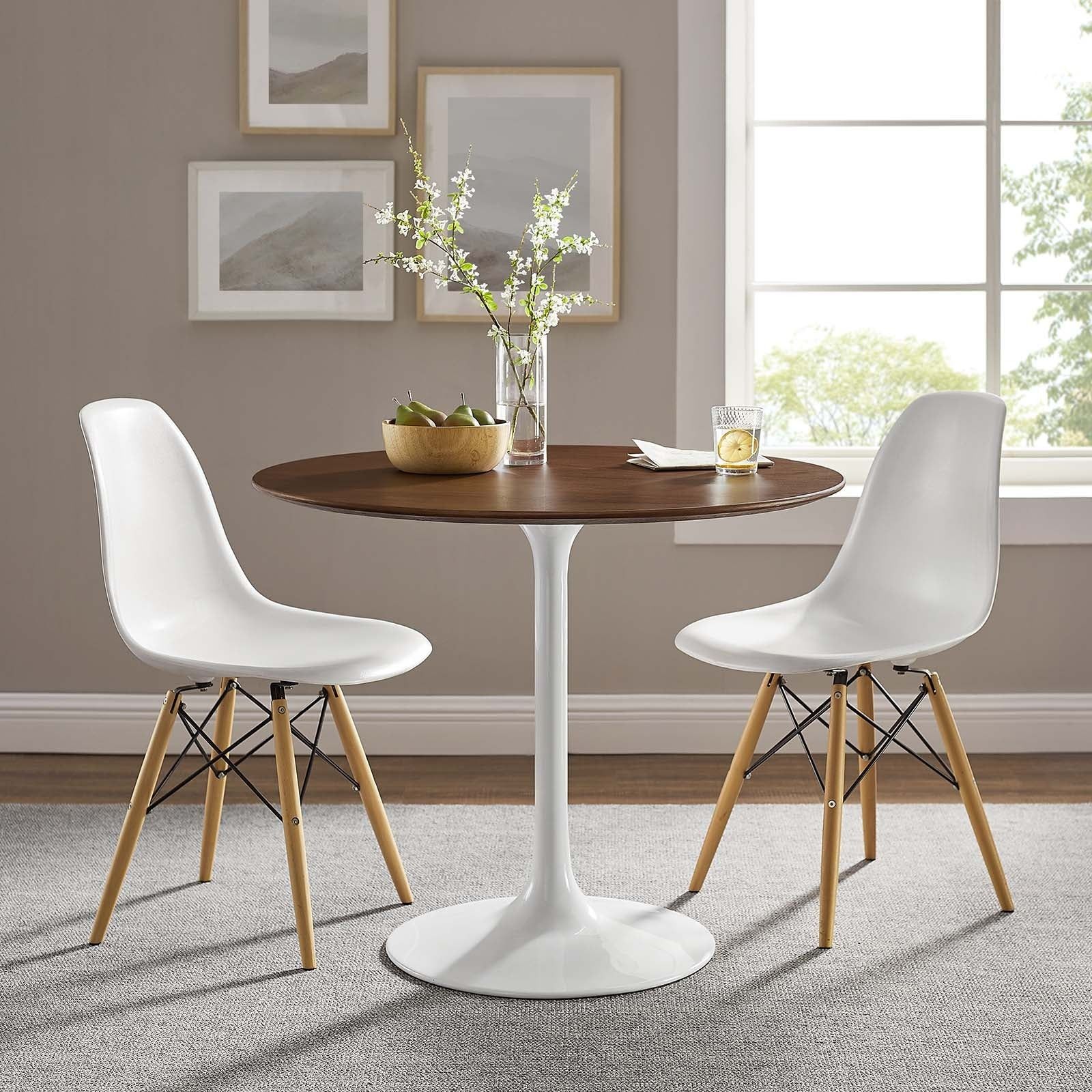 Oakwood Pedestal dining table thumbnail 2