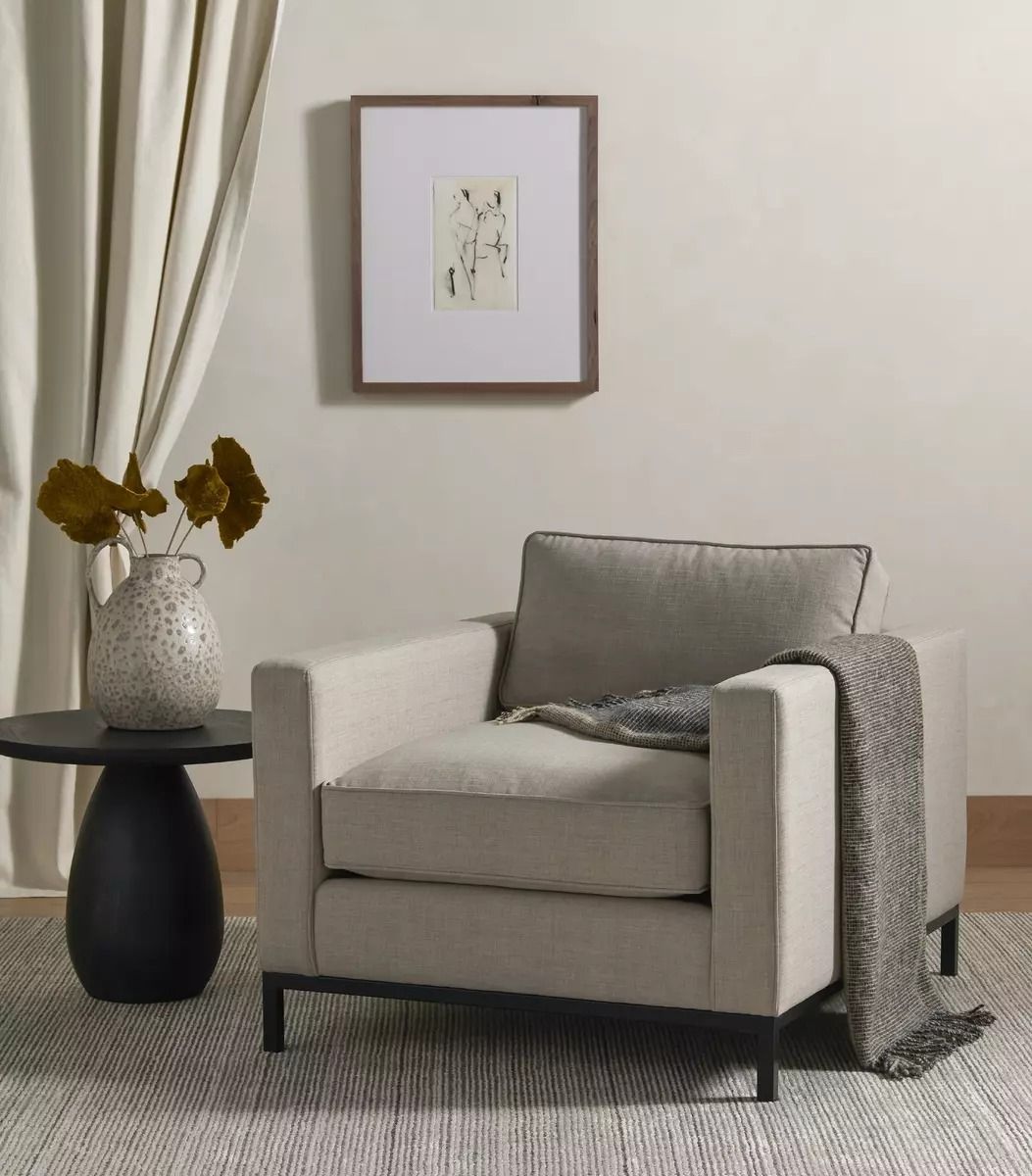 Marla Wood End Table- Tall thumbnail 2