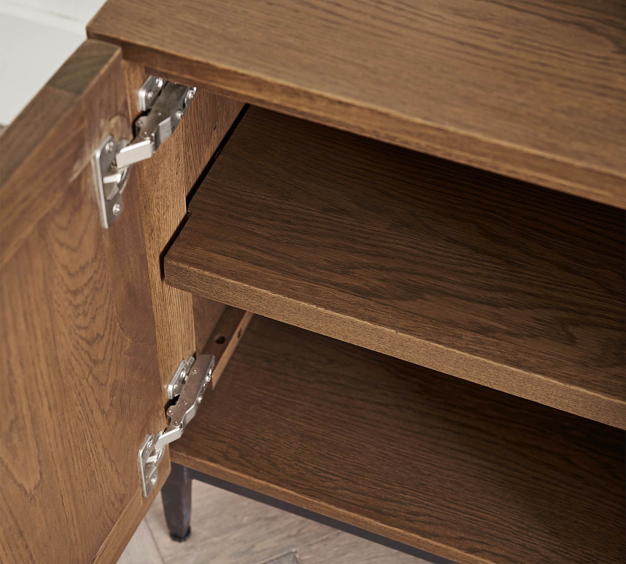 Parquet Reclaimed Wood Media Console thumbnail 5