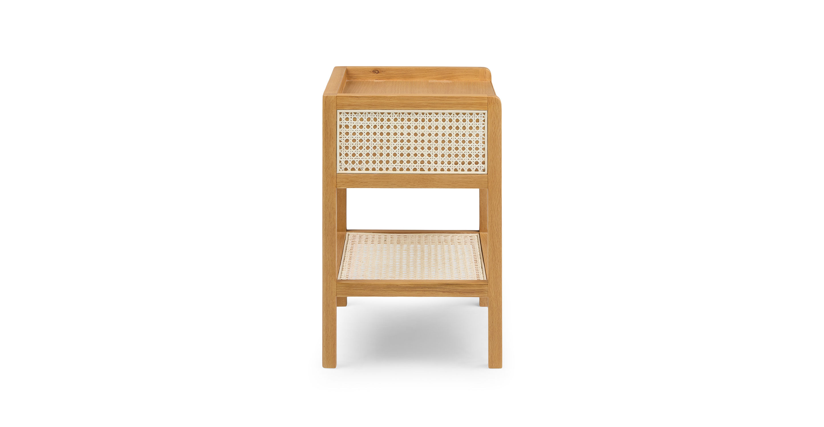 Candra Oak 1-Drawer Nightstand thumbnail 3