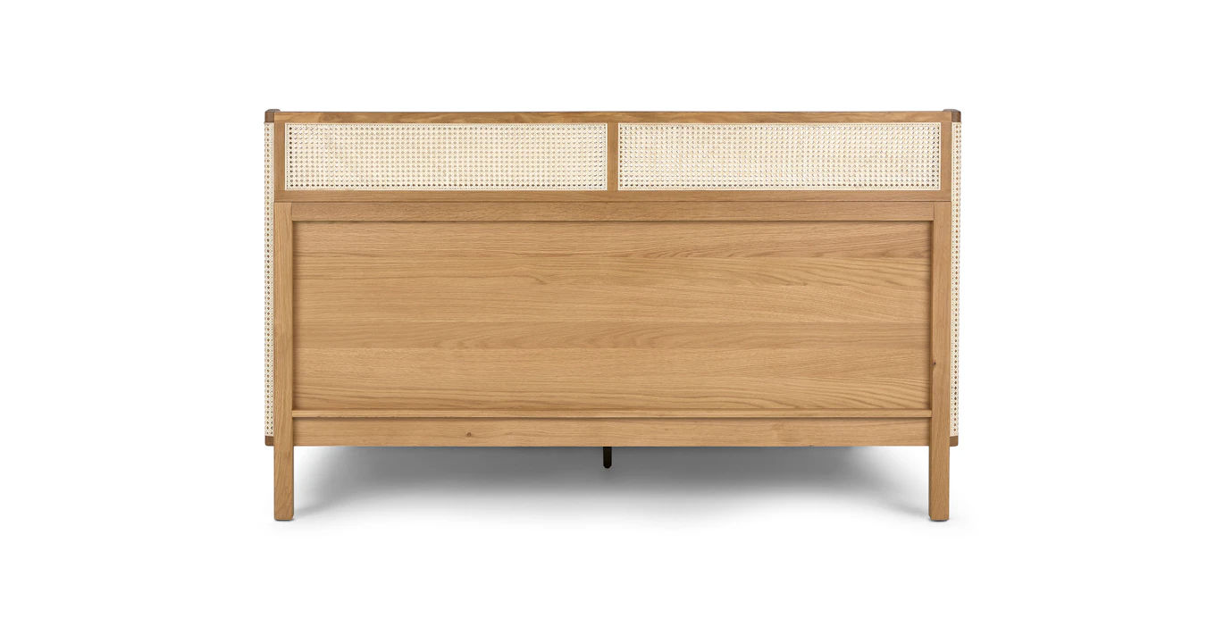 Candra Oak King Bed thumbnail 2