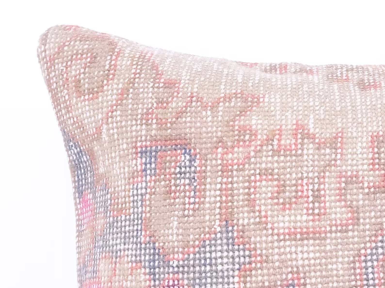 Lillian Turkish Kilim Lumbar Pillow Cover-20"x20" thumbnail 3
