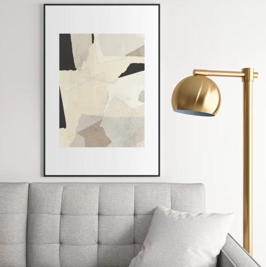 Layered Abstract Framed Art Print thumbnail 2