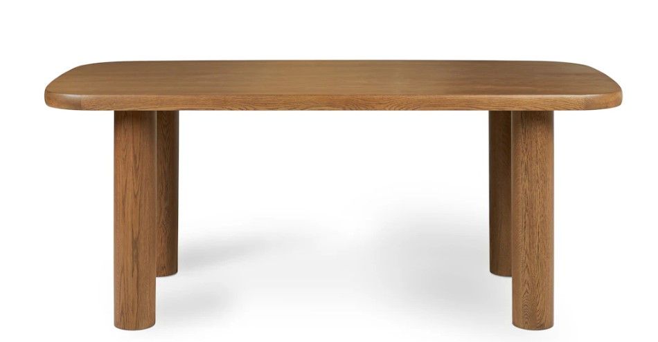 Muhly Smoked Oak Dining Table For 6 thumbnail 3