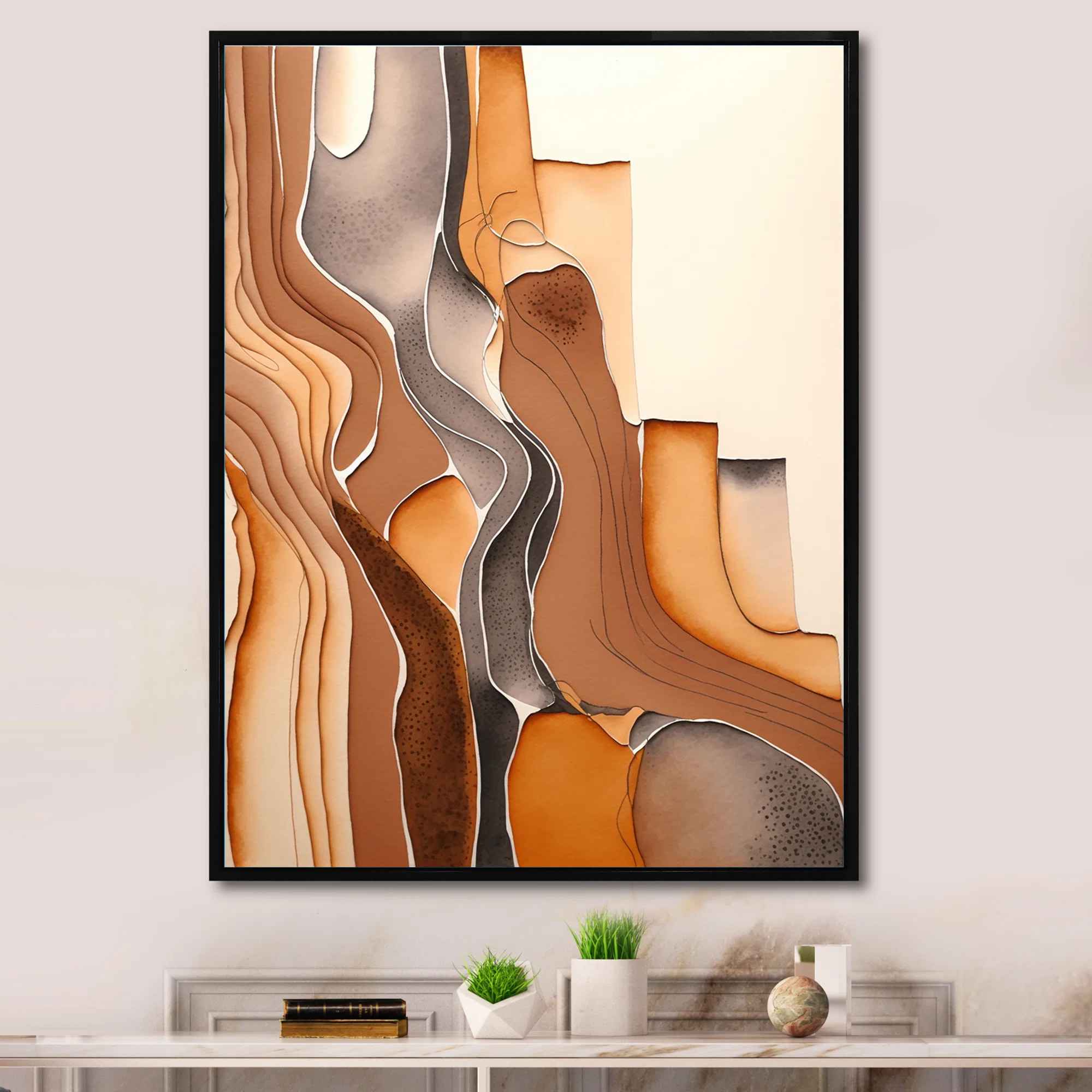 Wanderings In Canyon Ridge II On Canvas Print-34"x44" thumbnail 2