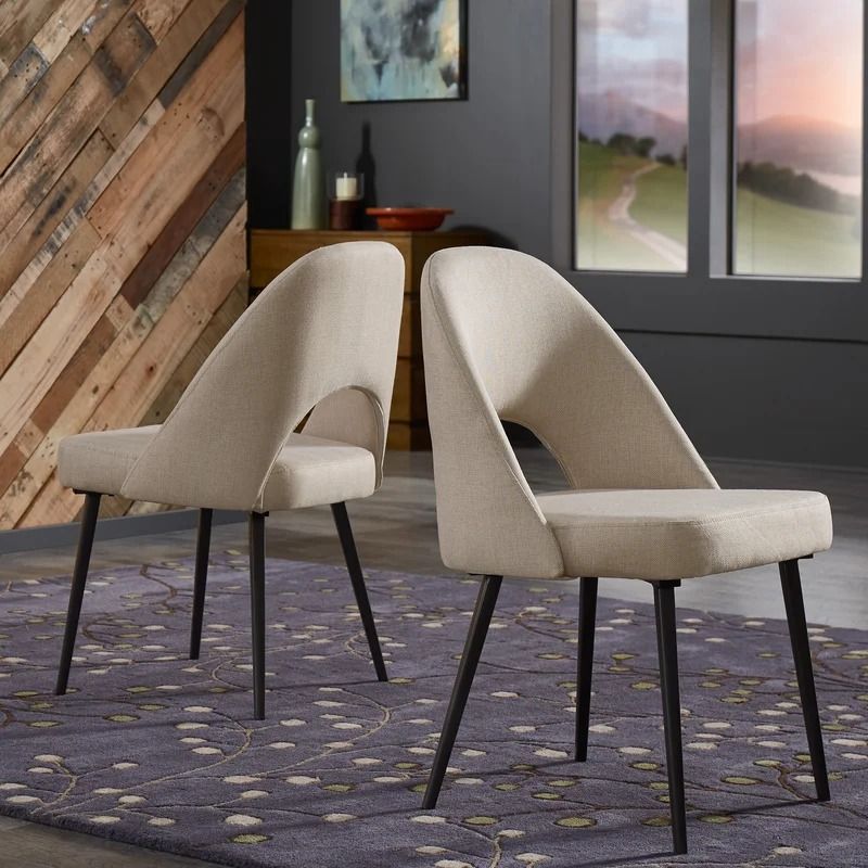 Etna Polyester Blend Solid Back Side Chair thumbnail 2