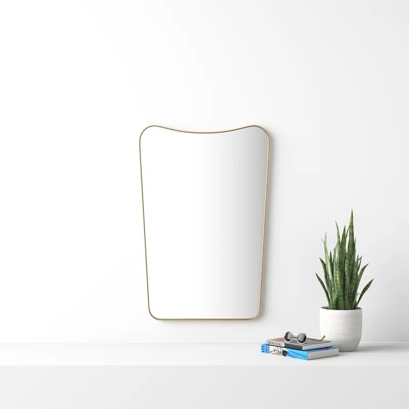 Adna Metal Wavy Wall Mirror thumbnail 2