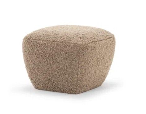 Kora 19.68" Wide Round Pouf Ottoman thumbnail 2