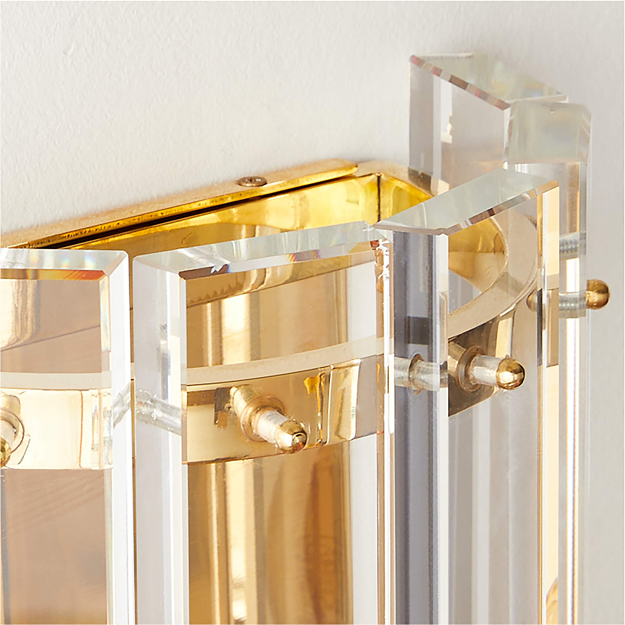 GLEAM CRYSTAL WALL SCONCE LIGHT thumbnail 2