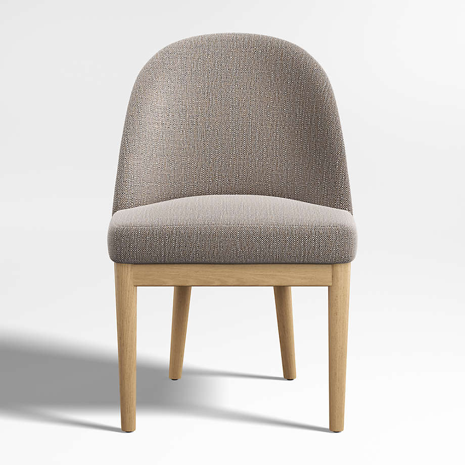 Ana Grey Natural Wood Dining Chair thumbnail 2