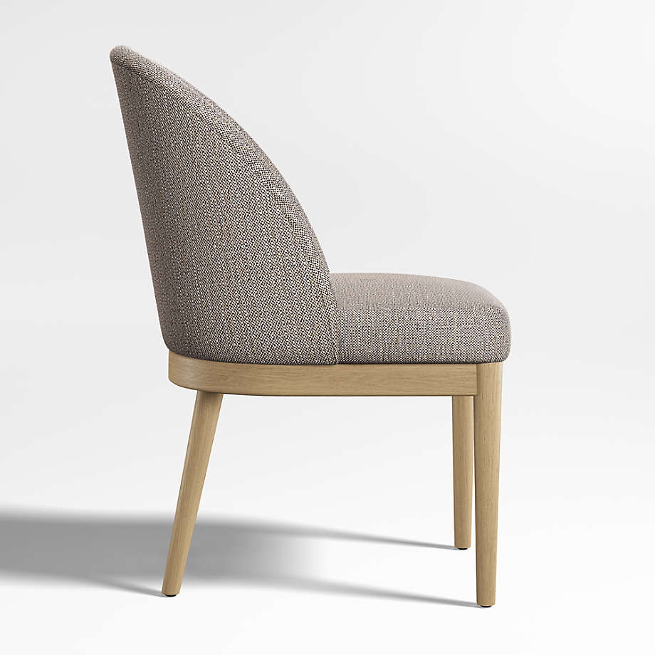 Ana Grey Natural Wood Dining Chair thumbnail 3