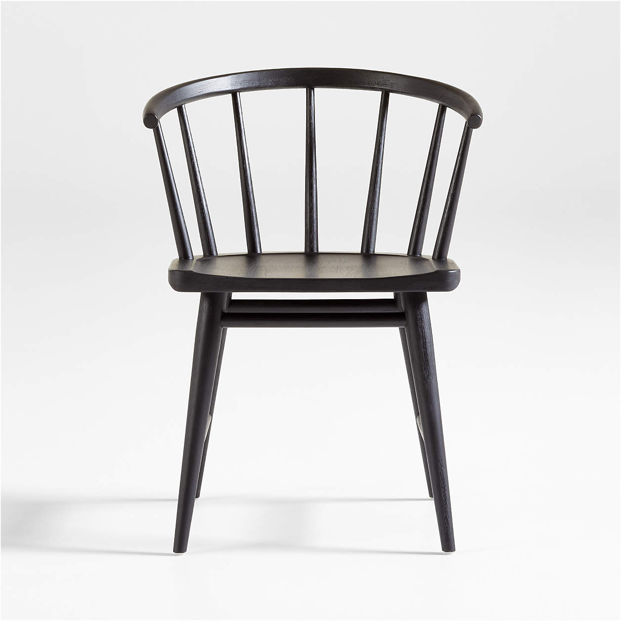 Pali Black Hardwood Dining Chair thumbnail 2