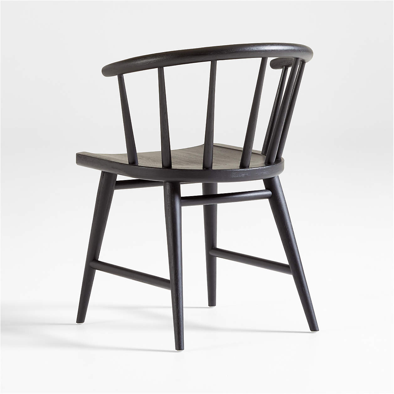 Pali Black Hardwood Dining Chair thumbnail 4