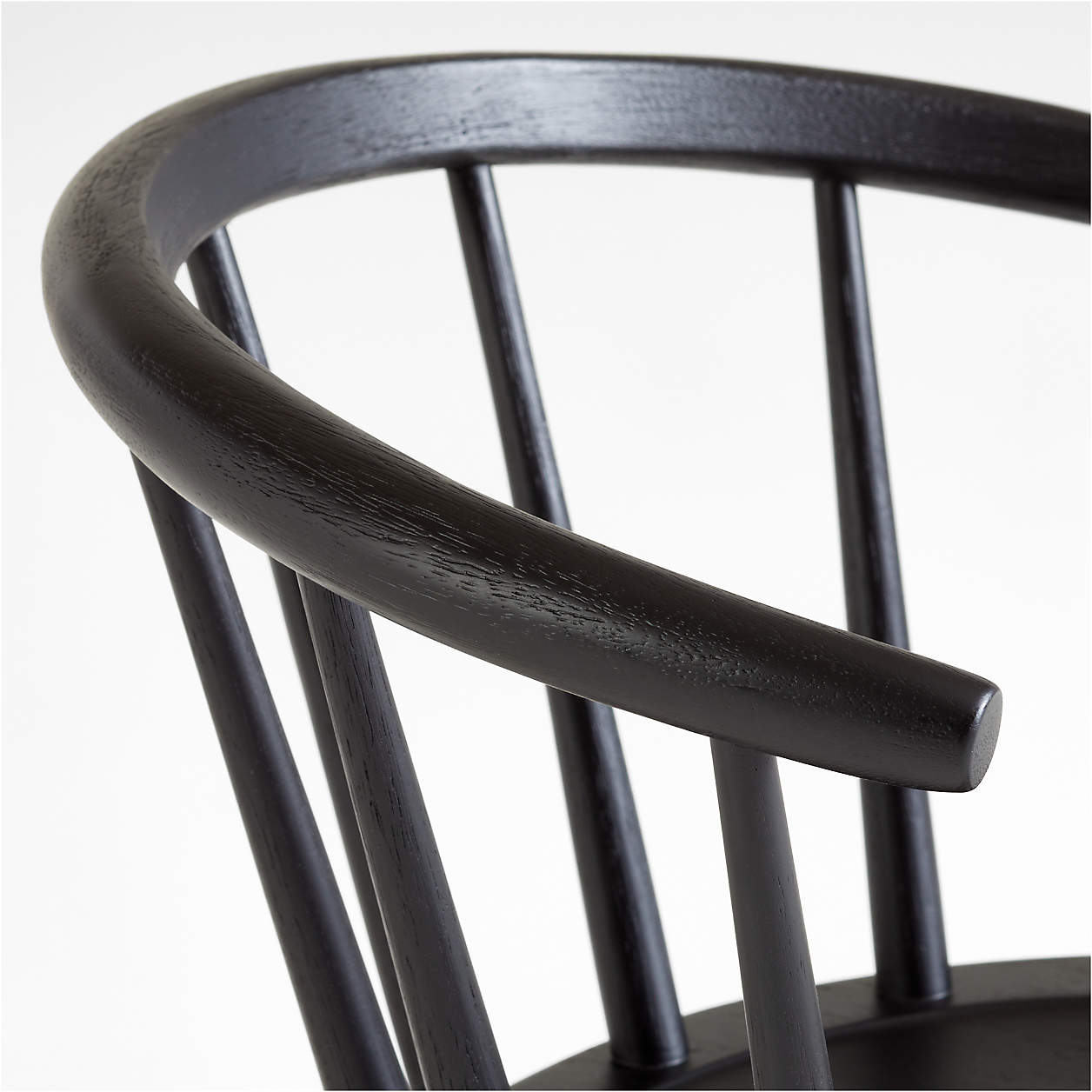 Pali Black Hardwood Dining Chair thumbnail 5