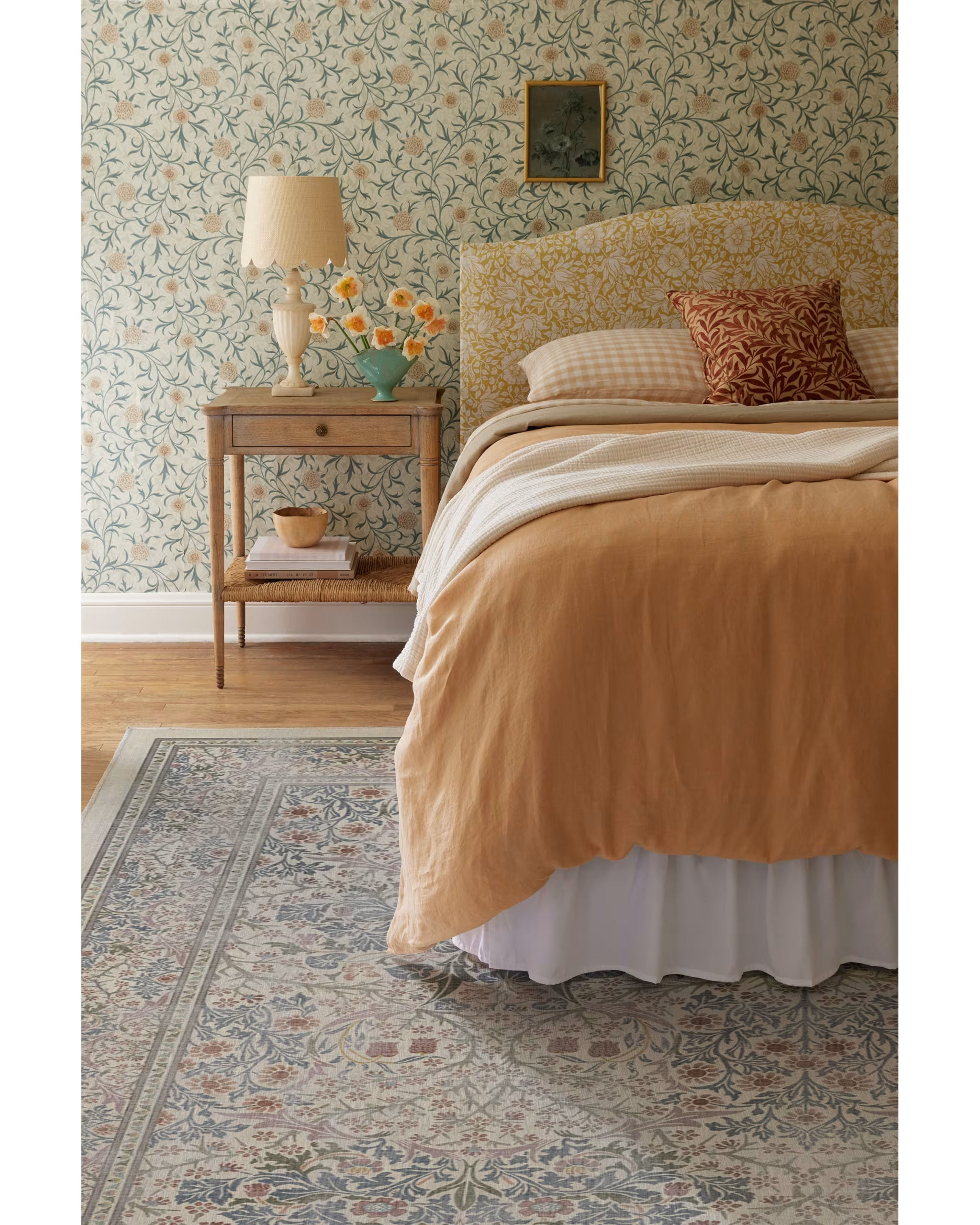 Morris and Co Blackthorn Ivory Rug-6'x9' thumbnail 4