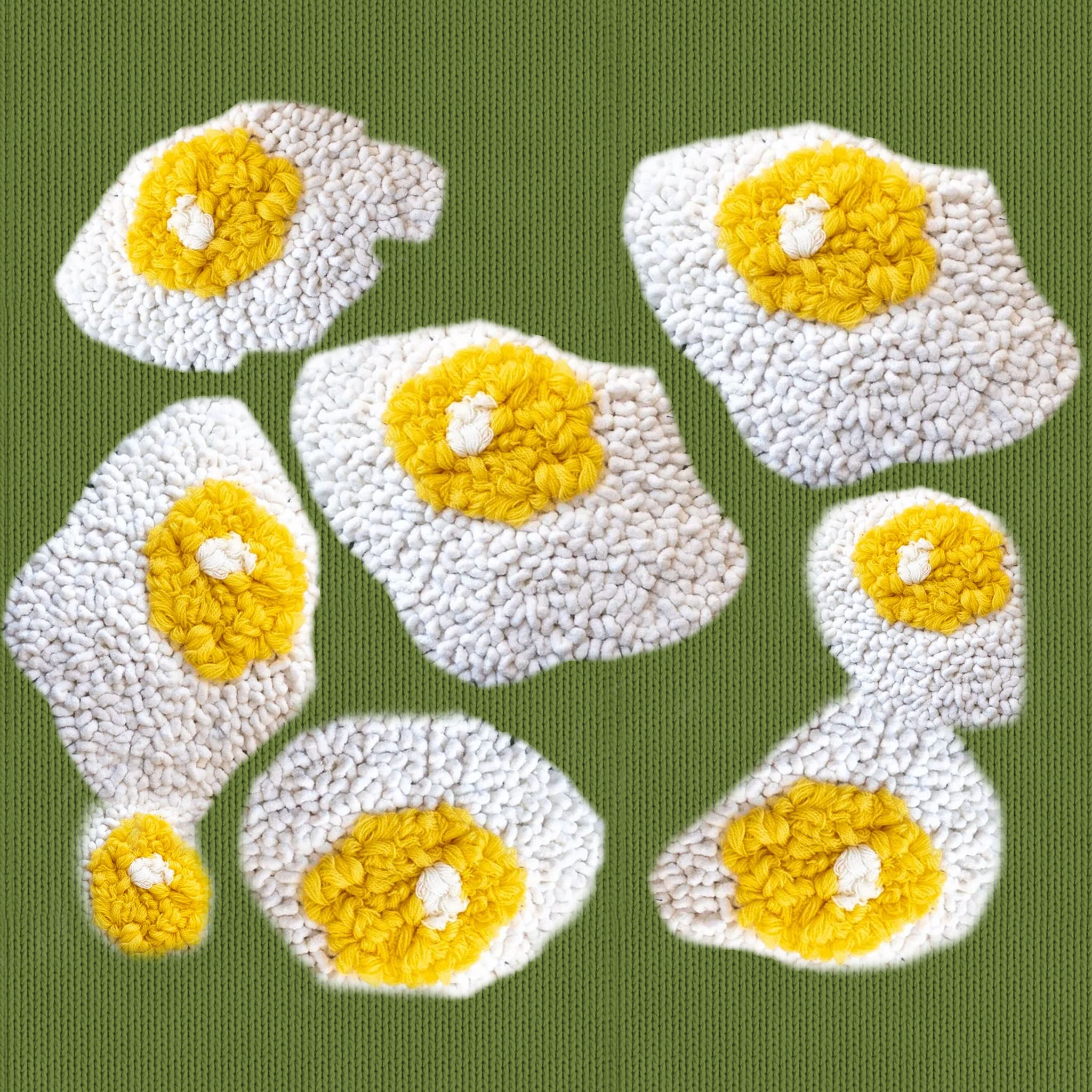 Eggie Organic Cotton Egg Throw Pillow 18x18 thumbnail 3