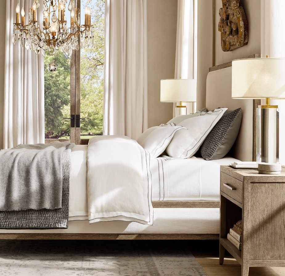 FRENCH CONTEMPORARY OPEN NIGHTSTAND thumbnail 2