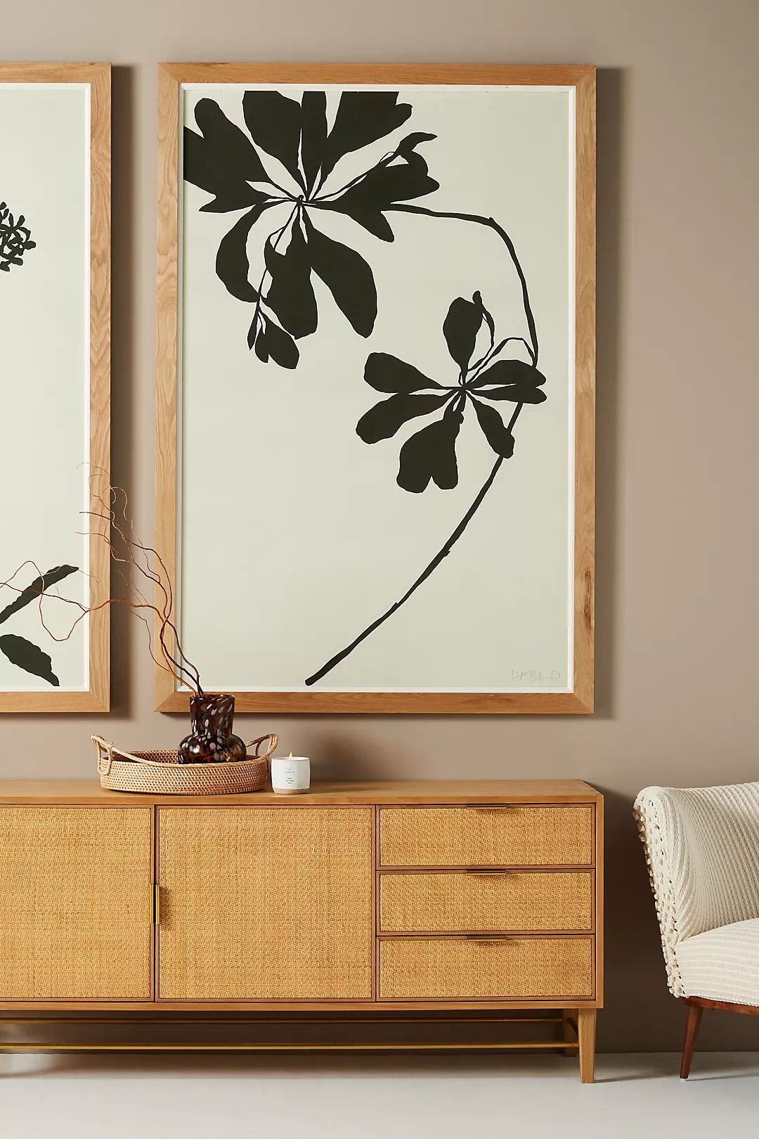 Mediterranean Leaf Wall Art 48x71 thumbnail 2